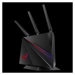 Router ASUS GT-AC2900 inalámbrico, doble banda (2,4 GHz y 5 GHz), color negro, SKU 90IG04Z0-MM2000, ideal para conexiones de alta velocidad en redes hogareñas