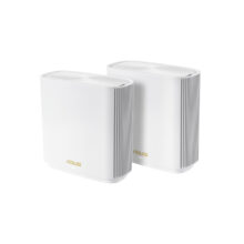 Router inalámbrico tribanda ASUS ZenWiFi AX XT8 blanco con Gigabit Ethernet, modelo 90IG0590-MO3A40