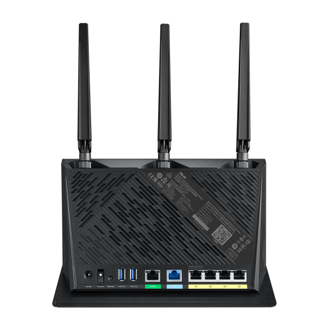 ASUS RT-AX86S router inalámbrico Gigabit Ethernet Doble banda (2,4 GHz / 5 GHz) Negro 1 ASUS RT-AX86S router inalámbrico Gigabit Ethernet Doble banda (2,4 GHz / 5 GHz) Negro