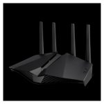 ASUS RT-AX82U router inalámbrico negro con doble banda de 2.4 GHz y 5 GHz y Gigabit Ethernet, SKU 90IG05G0-MO3R10
