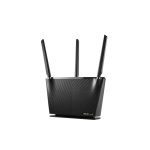 Router inalámbrico ASUS RT-AX68U AX2700 con AiMesh, doble banda de 2.4 GHz y 5 GHz, color negro. SKU 90IG05M0-MO3G00