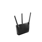 Router inalámbrico ASUS RT-AX68U AX2700 con AiMesh, doble banda de 2.4 GHz y 5 GHz, color negro. SKU 90IG05M0-MO3G00
