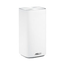 ASUS ZenWiFi CD6 router con conexiones de 2.5 y 5 Gigabit Ethernet en color blanco, SKU ZENWIFI CD6 3PK