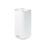 ASUS ZenWiFi CD6 router con conexiones de 2.5 y 5 Gigabit Ethernet en color blanco, SKU ZENWIFI CD6 3PK