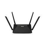 Imagen del ASUS RT-AX1800U router inalámbrico con Gigabit Ethernet, doble banda (2,4 GHz / 5 GHz), color negro, SKU 90IG06P0-MO3530