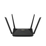 Imagen del ASUS RT-AX1800U router inalámbrico con Gigabit Ethernet, doble banda (2,4 GHz / 5 GHz), color negro, SKU 90IG06P0-MO3530