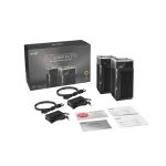 Router ASUS ZenWiFi Pro XT12 Tribanda con frecuencias de 2,4 GHz y 5 GHz, negro, SKU 90IG06U0-MO3A40