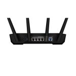 Router ASUS TUF Gaming AX3000 V2, inalámbrico Gigabit Ethernet de doble banda (2,4 GHz / 5 GHz) en colores negro y naranja, SKU TUF-AX3000 V2