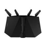 Router inalámbrico ASUS RT-AX82U con Gigabit Ethernet, doble banda 2,4 GHz y 5 GHz en color negro. SKU: 90IG07W0-MO3B10