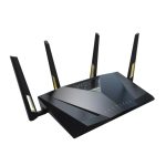 Router ASUS RT-AX88U Pro inalámbrico doble banda (2,4 GHz / 5 GHz) color negro, SKU: 90IG0820-MO3A00