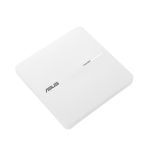 Router ASUS EBA63 ExpertWiFi AX3000 con funcionalidad de doble banda, velocidad de 2402 Mbit/s y compatibilidad con PoE, SKU 90IG0880-MO3C00, en color blanco