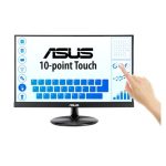 Monitor ASUS VT229H con pantalla táctil LED de 21.5 pulgadas, resolución Full HD de 1920 x 1080 píxeles, color negro. Modelo 90LM0490-B01170