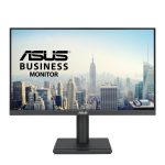Imagen del monitor ASUS VA24DQFS de 23.8 pulgadas con resolución Full HD 1920 x 1080 Pixeles y pantalla LCD negra. SKU: 90LM0540-B01370