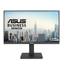 Imagen del monitor ASUS VA24DQFS de 23.8 pulgadas con resolución Full HD 1920 x 1080 Pixeles y pantalla LCD negra. SKU: 90LM0540-B01370