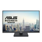 Imagen del monitor ASUS VA24DQFS de 23.8 pulgadas con resolución Full HD 1920 x 1080 Pixeles y pantalla LCD negra. SKU: 90LM0540-B01370