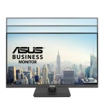 Imagen del monitor ASUS VA24DQFS de 23.8 pulgadas con resolución Full HD 1920 x 1080 Pixeles y pantalla LCD negra. SKU: 90LM0540-B01370