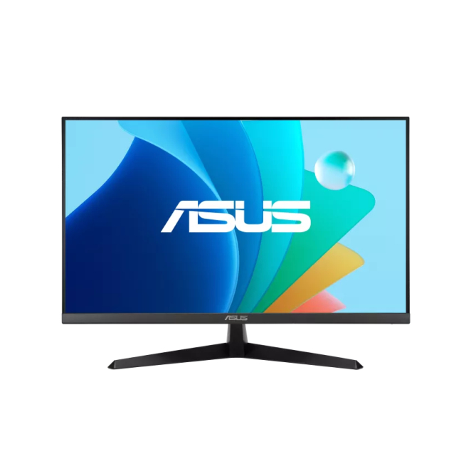 ASUS monitor de 27 pulgadas Full HD LCD en negro Imagen del monitor ASUS VY279HF para PC, de 27 pulgadas, resolución 1920 x 1080 Pixeles Full HD LCD negro. SKU: 90LM06D3-B01170