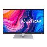 Monitor ASUS ProArt PA279CV de 27 pulgadas con resolución 3840 x 2160 Pixeles 4K Ultra HD, color negro y plata. SKU 90LM06M1-B01120