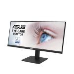 Monitor ASUS VP349CGL de 34 pulgadas, resolución 3440 x 1440 Pixeles UltraWide Quad HD LED, color negro, SKU 90LM07A3-B01170