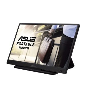 ASUS ZenScreen MB166C con pantalla para PC de 15.6 pulgadas, resolución 1920 x 1080 Pixeles, Full HD, LED, en color negro, código 90LM07D3-B01170
