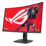 ASUS ROG Strix XG32WCMS, pantalla para PC de 31.5 pulgadas, resolución 2560 x 1440 Pixeles Quad HD, color negro, SKU 90LM09X0-B01970