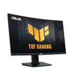 ASUS TUF Gaming VG24VQER pantalla para PC de 23.6 pulgadas con resolución 1920 x 1080 Pixeles Full HD, modelo 90LM0AF0-B01170. Color negro, monitor curvo