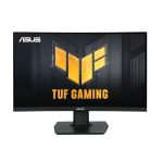 ASUS TUF Gaming VG24VQER pantalla para PC de 23.6 pulgadas con resolución 1920 x 1080 Pixeles Full HD, modelo 90LM0AF0-B01170. Color negro, monitor curvo