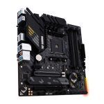 Imagen de la placa base ASUS TUF GAMING B550M PLUS con chipset AMD B550, zócalo AM4 y formato micro ATX. SKU 90MB14A0-M0EAY0