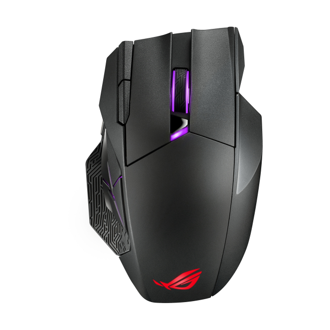 Asus 90mp0220 Bmua00 Ratón ASUS ROG Spatha X para juegos, compatible con RF Wireless y USB Type-C, tecnología óptica de 19000 DPI. SKU: 90MP0220-BMUA00