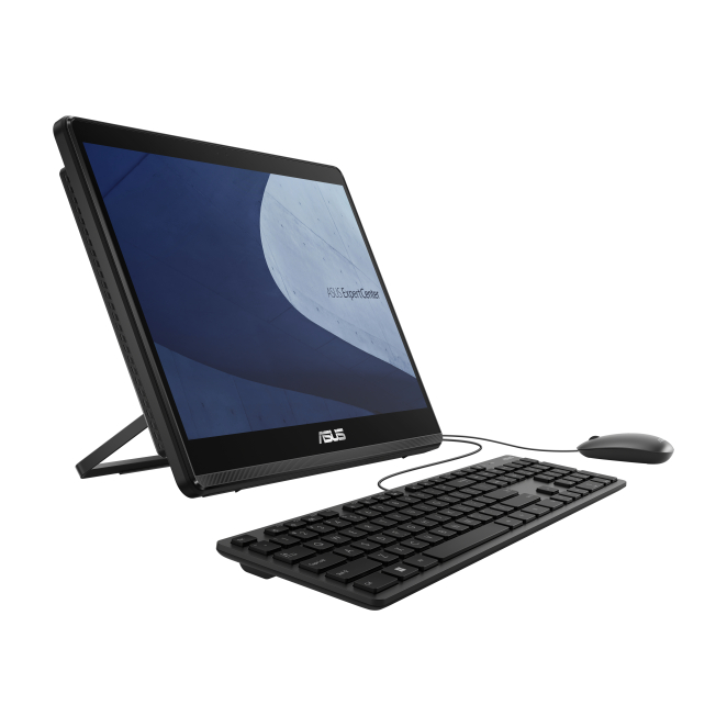 ASUS ExpertCenter E1 AiO con pantalla Full HD y 8GB RAM Ordenador todo en uno ASUS ExpertCenter E1 AiO E1600WKAT-BA002M de 15.6 pulgadas Full HD, Intel Celeron N4500, 8GB RAM, 256GB SSD, gráfica UHD, color negro. SKU: 90PT0391-M00CJ0