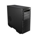 Vista frontal del ASUS Pro E800 G4 barebone en color negro, equipado con chipset Intel® C621. SKU: 90SF0111-M00540