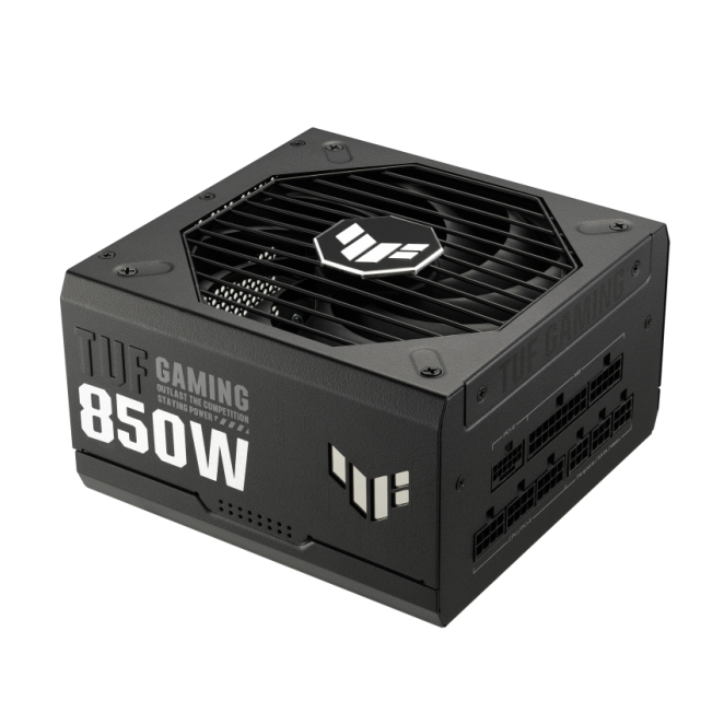 ASUS TUF Gaming 850W Gold fuente de alimentación alta eficiencia Fuente de alimentación ASUS TUF Gaming 850W Gold modelo 90YE00S2-B0NA00, con conector de 24 pines, diseño ATX y color negro.