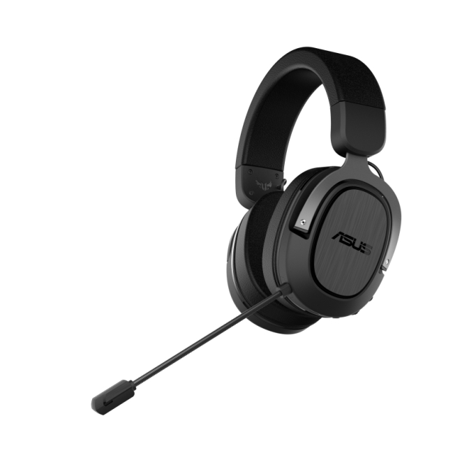 Asus 90yh02zg B3ua00 ASUS TUF Gaming H3 Wireless, auriculares para juego, diadema inalámbrica, USB Tipo C, color gris, SKU 90YH02ZG-B3UA00