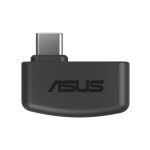 ASUS TUF Gaming H3 Wireless, auriculares para juego, diadema inalámbrica, USB Tipo C, color gris, SKU 90YH02ZG-B3UA00