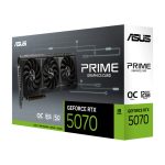 Tarjeta gráfica ASUS Prime NVIDIA GeForce RTX 5070 con 12 GB GDDR7, SKU PRIME-RTX5070-O12G