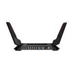 Router ASUS ROG Rapture GT-AX6000, inalámbrico, 2.5 Gigabit Ethernet, doble banda (2.4 GHz / 5 GHz), color negro. SKU GT-AX6000