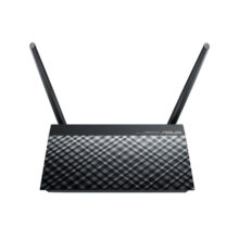 Router inalámbrico ASUS RT-AC51U de doble banda con frecuencias de 2.4 GHz y 5 GHz, color negro, SKU RT-AC51U