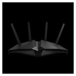 ASUS RT-AX82U router inalámbrico con Gigabit Ethernet, doble banda 2,4 GHz y 5 GHz en color negro, SKU RT-AX82U