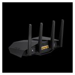 ASUS RT-AX82U router inalámbrico con Gigabit Ethernet, doble banda 2,4 GHz y 5 GHz en color negro, SKU RT-AX82U