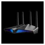 ASUS RT-AX82U router inalámbrico con Gigabit Ethernet, doble banda 2,4 GHz y 5 GHz en color negro, SKU RT-AX82U