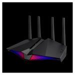 ASUS RT-AX82U router inalámbrico con Gigabit Ethernet, doble banda 2,4 GHz y 5 GHz en color negro, SKU RT-AX82U
