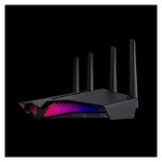 ASUS RT-AX82U router inalámbrico con Gigabit Ethernet, doble banda 2,4 GHz y 5 GHz en color negro, SKU RT-AX82U