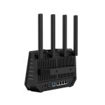 Router inalámbrico ASUS RT-BE92U tribanda con capacidades de 2.4 GHz, 5 GHz y 6 GHz en color negro, SKU 90IG0950-MO9A0V