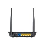 Router inalámbrico ASUS RT-N12E de alta velocidad Ethernet en color negro metálico. SKU RT-N12E.