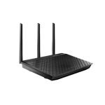 ASUS RT-N66U router inalámbrico doble banda 2.4 GHz / 5 GHz en color negro, SKU RT-N66U