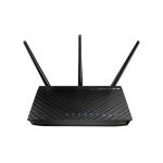 ASUS RT-N66U router inalámbrico doble banda 2.4 GHz / 5 GHz en color negro, SKU RT-N66U