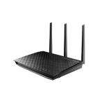 ASUS RT-N66U router inalámbrico doble banda 2.4 GHz / 5 GHz en color negro, SKU RT-N66U