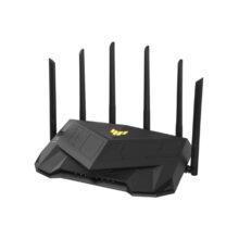 Router ASUS TUF Gaming AX5400 inalámbrico, Gigabit Ethernet, doble banda 2,4 GHz / 5 GHz en color negro. SKU 90IG06T0-MO3100