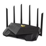 Router ASUS TUF Gaming AX6000, doble banda (2,4 GHz / 5 GHz), Gigabit Ethernet, color negro. SKU 90IG07X0-MO3C00