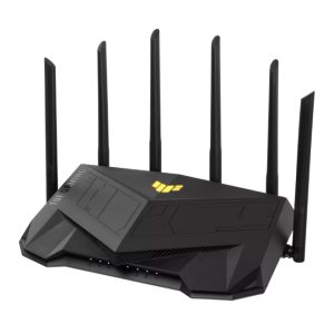 Router ASUS TUF Gaming AX6000, doble banda (2,4 GHz / 5 GHz), Gigabit Ethernet, color negro. SKU 90IG07X0-MO3C00